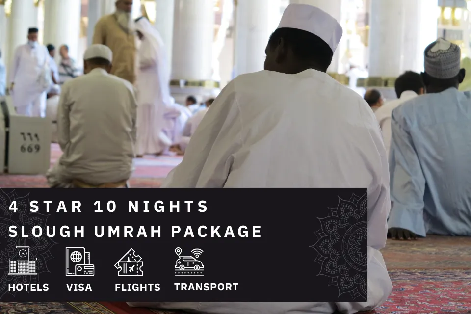 10 Nights 4 Star Slough Umrah Package