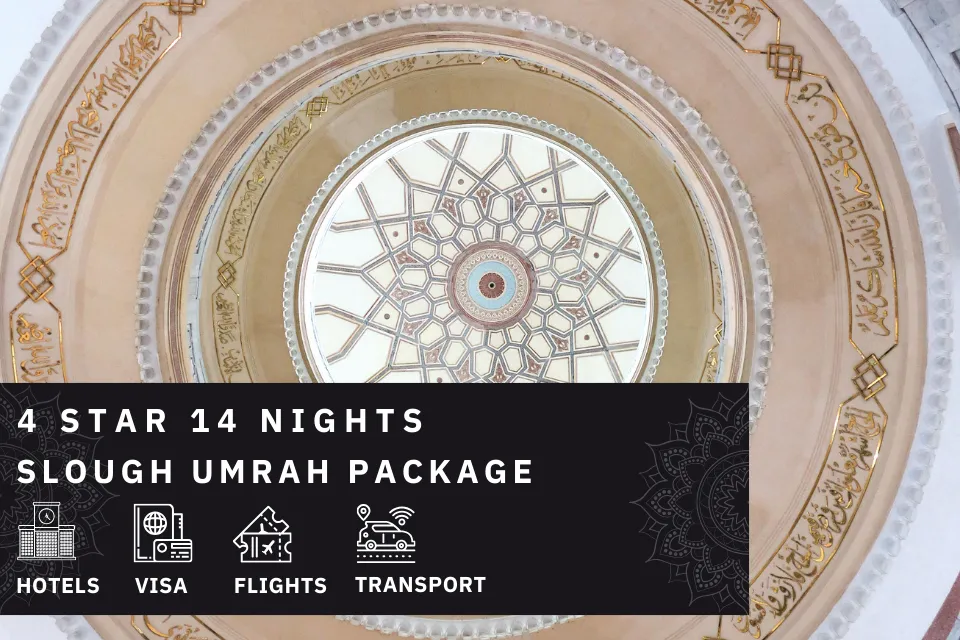 14 Nights 4 Star Slough Umrah Package