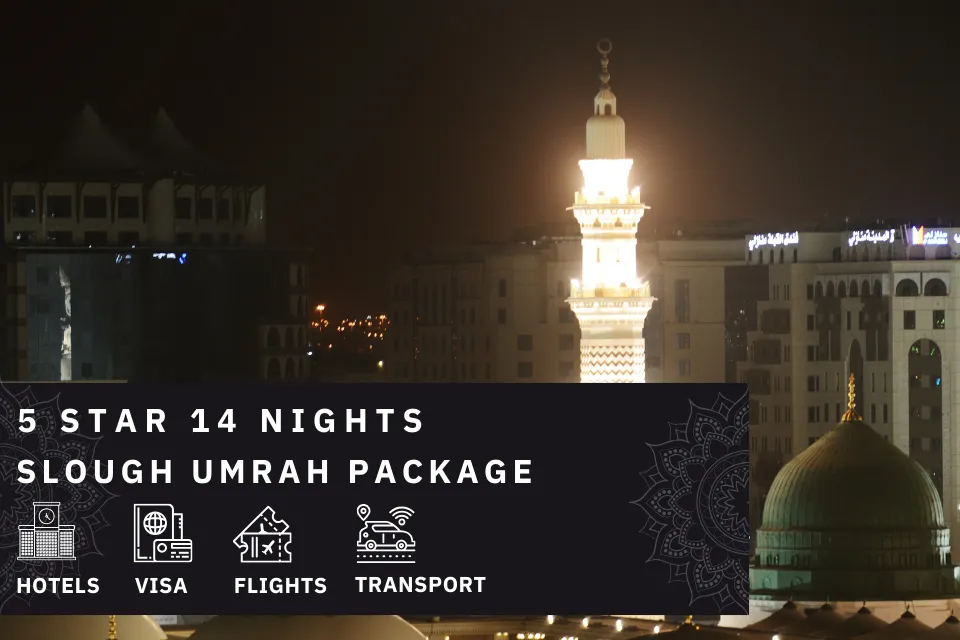 14 Nights 5 Star Slough Umrah Package