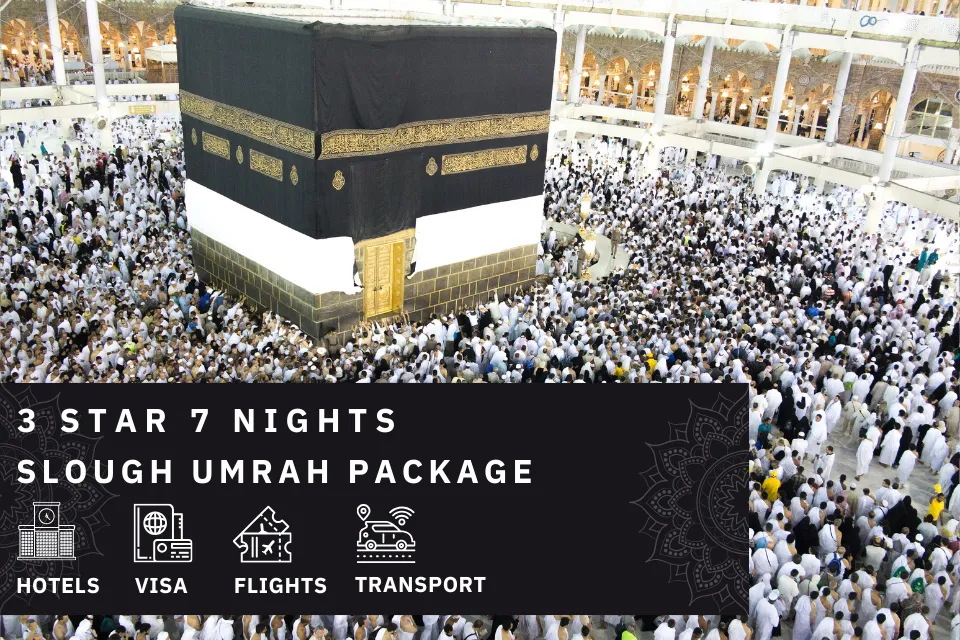 7 Nights 3 Star Slough Umrah Package