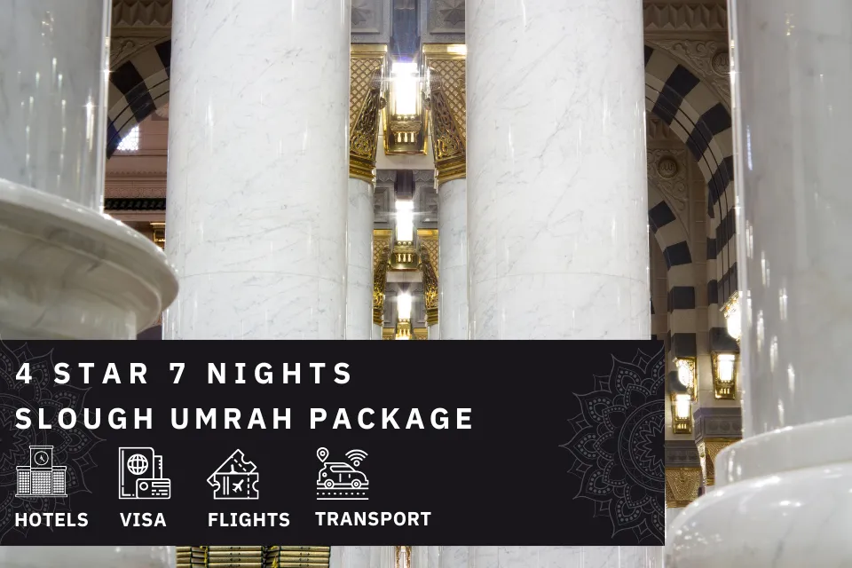 7 Nights 4 Star Slough Umrah Package